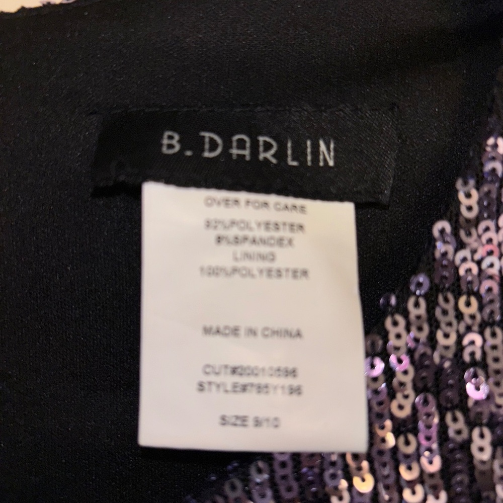B. Darlin Sequin Mini Dress - Size 9/10 - Picture 4 of 4